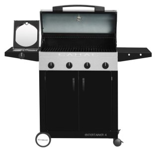 Grill gazowy 4 palnikowy SUPREME CZARNY