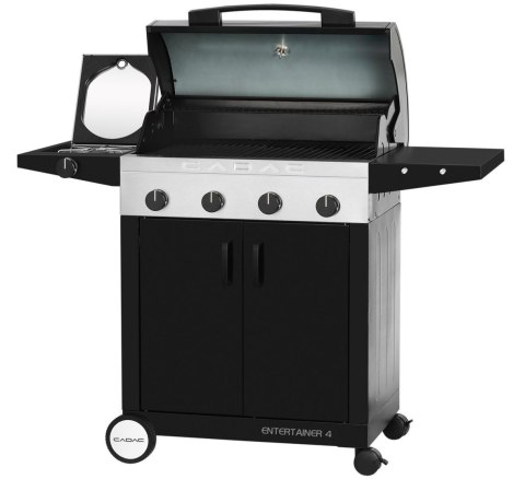 Grill gazowy 4 palnikowy SUPREME CZARNY