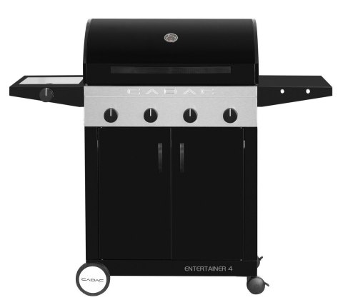 Grill gazowy 4 palnikowy SUPREME CZARNY