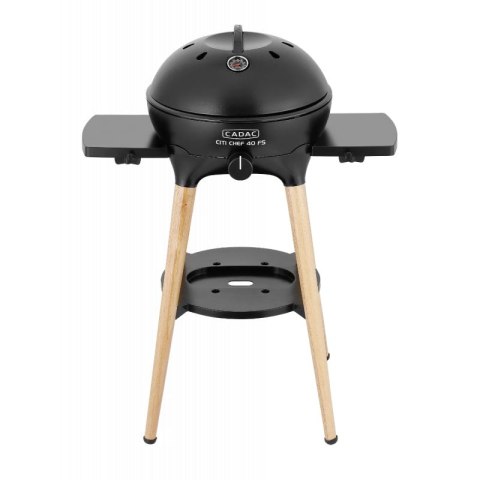 Grill gazowy CADAC BBQ City Chef 40 bambusowe nogi CZARNY