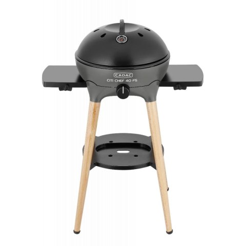 Grill gazowy CADAC BBQ City Chef 40 bambusowe nogi SZARY