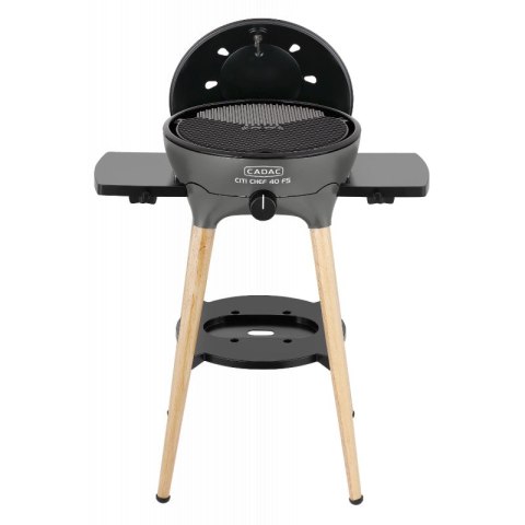 Grill gazowy CADAC BBQ City Chef 40 bambusowe nogi SZARY