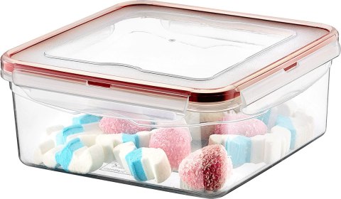 Pojemnik plastikowy 2,3L KWADRAT SAVER BOX z pokrywką Pojemnik plastikowy 2,3L KWADRAT SAVER BOX z pokrywką