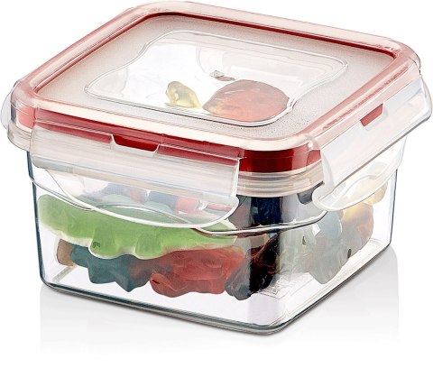 Pojemnik plastikowy 300ml KWADRAT SAVER BOX z pokrywką Pojemnik plastikowy 300ml KWADRAT SAVER BOX z pokrywką