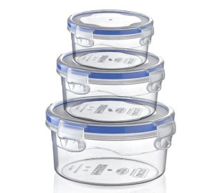 Pojemnik plastikowy 500ml OKRĄGŁY SAVER BOX z pokrywką