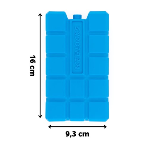 Wkład mrożący 2 x 400 ml Kamai Coolbox do lodówek turystycznych, kolor niebieski