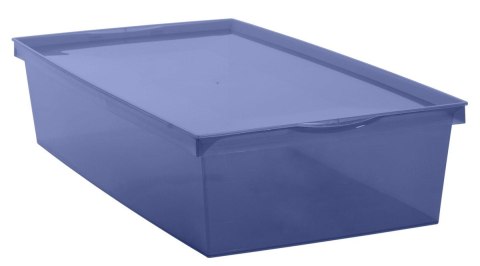 Pojemnik plastikowy 18L CRYSTALINE z pokrywą TRANSPARENTNY Pojemnik plastikowy 18L CRYSTALINE z pokrywą TRANSPARENTNY