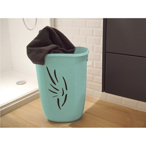 Kosz na pranie FLORA z pokrywą 40L MORSKI Kosz na pranie FLORA z pokrywą 40L MORSKI