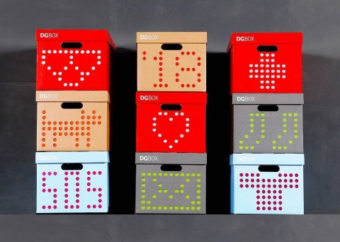 Pudełko kartonowe personalizowane DGBOX CZERWONE