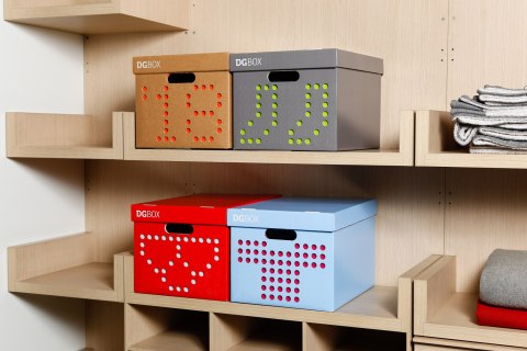 Pudełko kartonowe personalizowane DGBOX CZERWONE