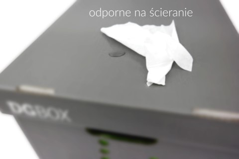 Pudełko kartonowe personalizowane DGBOX SZARE