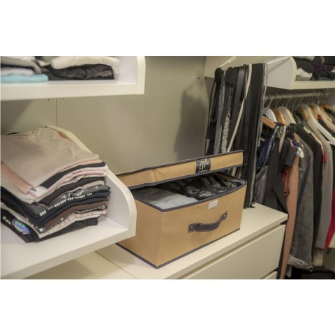 Organizer klasyczny 45x30x20cm do szafy BRĄZOWY Organizer klasyczny 45x30x20cm do szafy BRĄZOWY