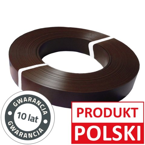 Taśma ogrodzeniowa 50mb Thermoplast® CLASSIC LINE 4,75cm BRĄZ