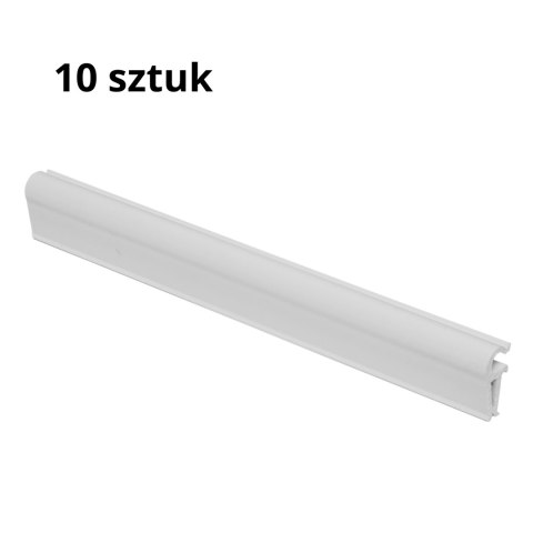 Klipsy ogrodzeniowe 10 szt Thermoplast® BIAŁE