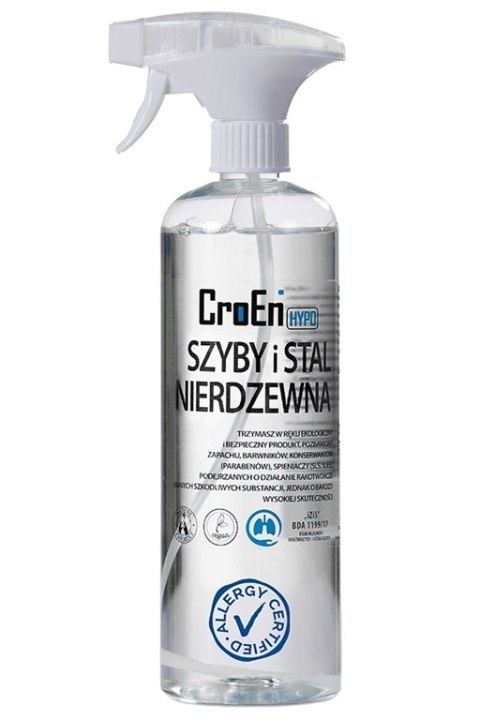 Płyn 0,75L do mycia szyb i stali nierdzewnej CROEN HYPO Płyn 0,75L do mycia szyb i stali nierdzewnej CROEN HYPO