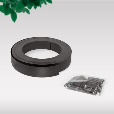 Taśma ogrodzeniowa system pionowy BASIC 48 mm GRAFIT