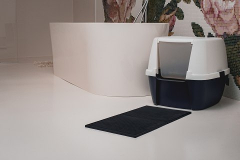Mata 30x30cm przed kuwetę BIAŁA FIBOO