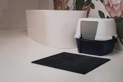 Mata 30x30cm przed kuwetę BIAŁA FIBOO