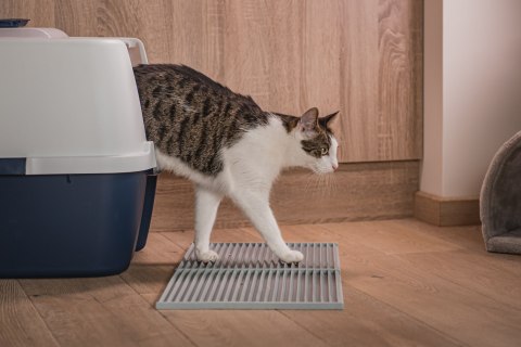 Mata 30x30cm przed kuwetę BIAŁA FIBOO