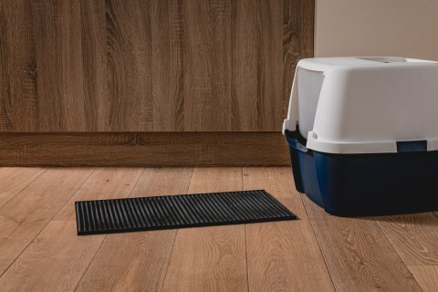 Mata 30x30cm przed kuwetę JASNO-SZARA FIBOO