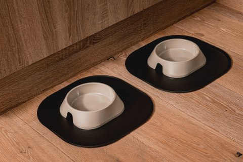 Mata 32x32cm pod miski JASNO-SZARA FIBOO