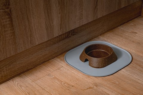 Mata 32x32cm pod miski JASNO-SZARA FIBOO