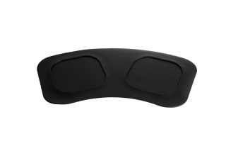 Mata 43x22cm pod miski CZARNA FIBOO