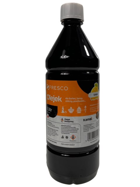 Paliwo olej do lamp, pochodni i świec 1,0L CYTRYNOWY Paliwo olej do lamp, pochodni i świec 1,0L CYTRYNOWY