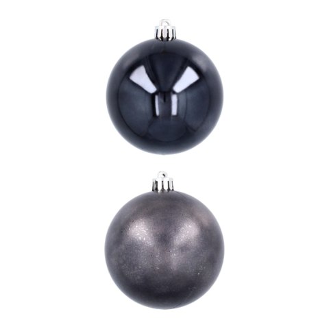 Ekskluzywna Bombka Choinkowa od Kamai Christmas Decoration® - Kolor Antracyt, Komplet 4 Sztuk Ekskluzywna Bombka Choinkowa od Kamai Christmas Decoration® - Kolor Antracyt, Komplet 4 Sztuk