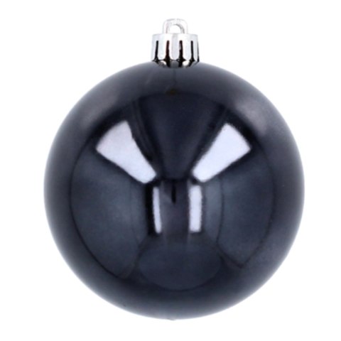 Ekskluzywna Bombka Choinkowa od Kamai Christmas Decoration® - Kolor Antracyt, Komplet 4 Sztuk Ekskluzywna Bombka Choinkowa od Kamai Christmas Decoration® - Kolor Antracyt, Komplet 4 Sztuk