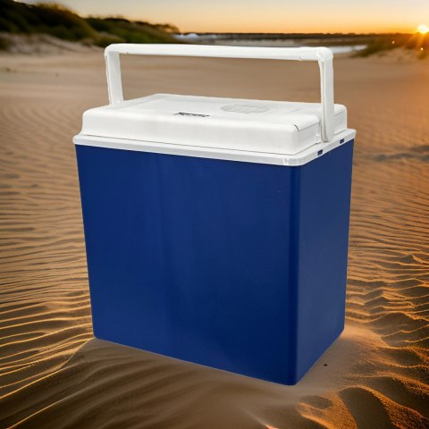 Lodówka samochodowa elektryczna 30L KAMAI ICEGO, zasilanie 12-230V, niebieska