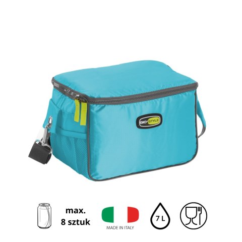 Torba lunchowa Kamai Gio Style na ramię, niebieska, pojemność 7L