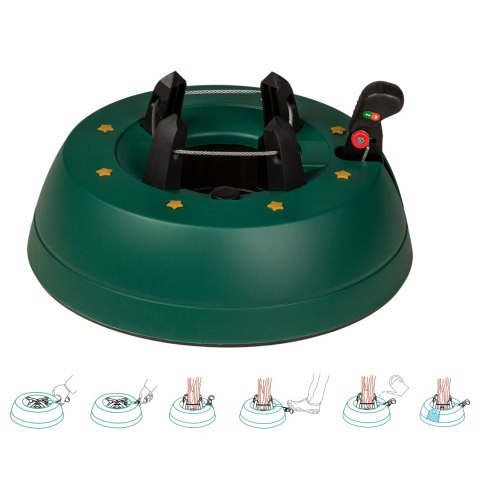 Stojak choinkowy Kamai® START 3 do drzewka 3 m. ZIELONY
