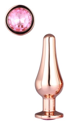 GLEAMING LOVE ROSE GOLD PLEASURE PLUG S
