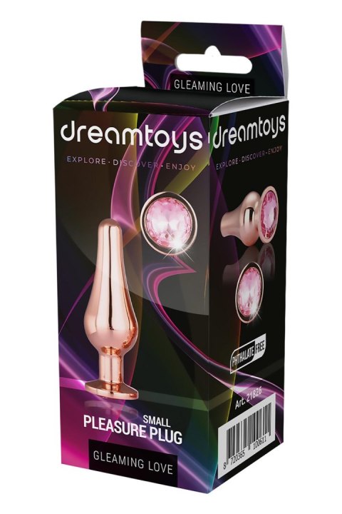 GLEAMING LOVE ROSE GOLD PLEASURE PLUG S GLEAMING LOVE ROSE GOLD PLEASURE PLUG S