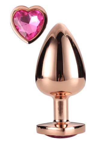 GLEAMING LOVE ROSE GOLD PLUG LARGE