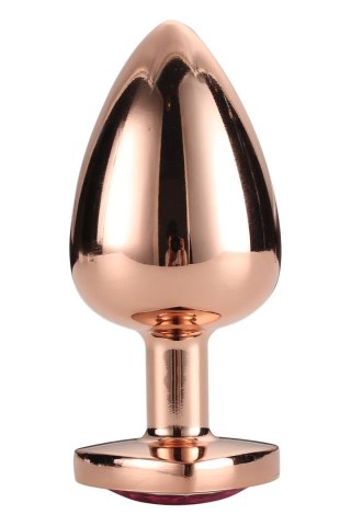 GLEAMING LOVE ROSE GOLD PLUG LARGE