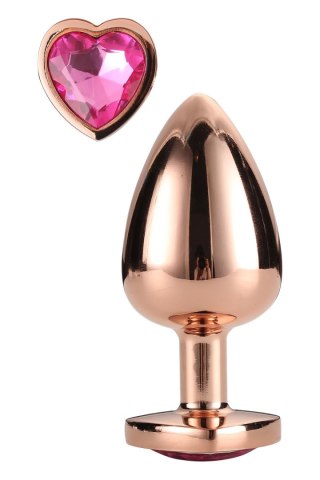 GLEAMING LOVE ROSE GOLD PLUG MEDIUM