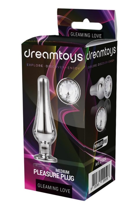 GLEAMING LOVE SILVER PLEASURE PLUG M GLEAMING LOVE SILVER PLEASURE PLUG M