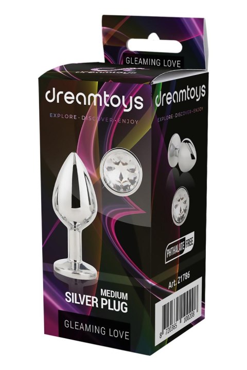 GLEAMING LOVE SILVER PLUG MEDIUM GLEAMING LOVE SILVER PLUG MEDIUM