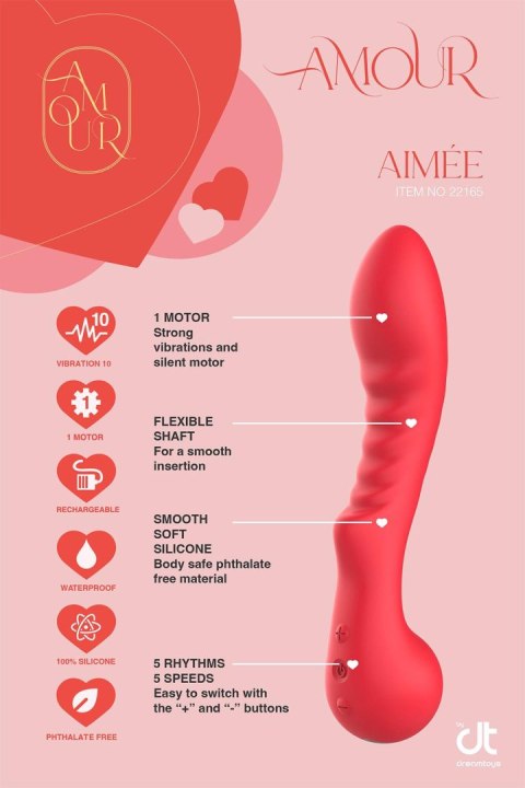AMOUR FLEXIBLE G-SPOT VIBE AIMEE AMOUR FLEXIBLE G-SPOT VIBE AIMEE