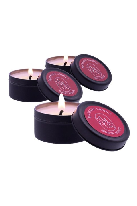 AMOUR MASSAGE CANDLE SET OF 3 SCENTS AMOUR MASSAGE CANDLE SET OF 3 SCENTS