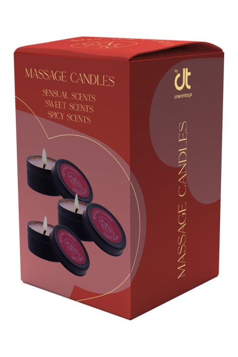 AMOUR MASSAGE CANDLE SET OF 3 SCENTS AMOUR MASSAGE CANDLE SET OF 3 SCENTS