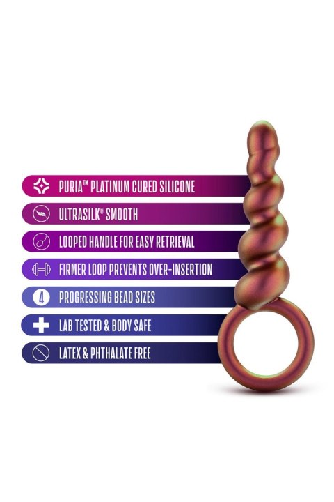 ANAL ADVENTURES MATRIX DUO LOOP PLUG COPPER ANAL ADVENTURES MATRIX DUO LOOP PLUG COPPER