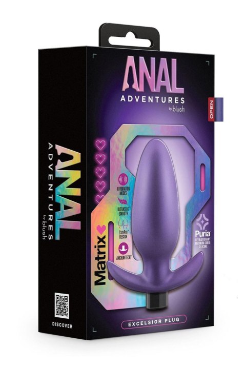 ANAL ADVENTURES MATRIX EXCELSIOR PLUG ASTRO VIOLET ANAL ADVENTURES MATRIX EXCELSIOR PLUG ASTRO VIOLET