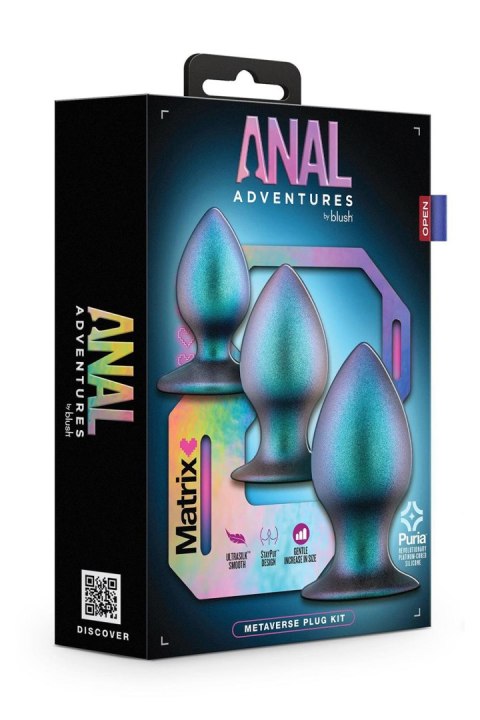 ANAL ADVENTURES MATRIX METAVERSE PLUG KIT DARK MILLENIA ANAL ADVENTURES MATRIX METAVERSE PLUG KIT DARK MILLENIA
