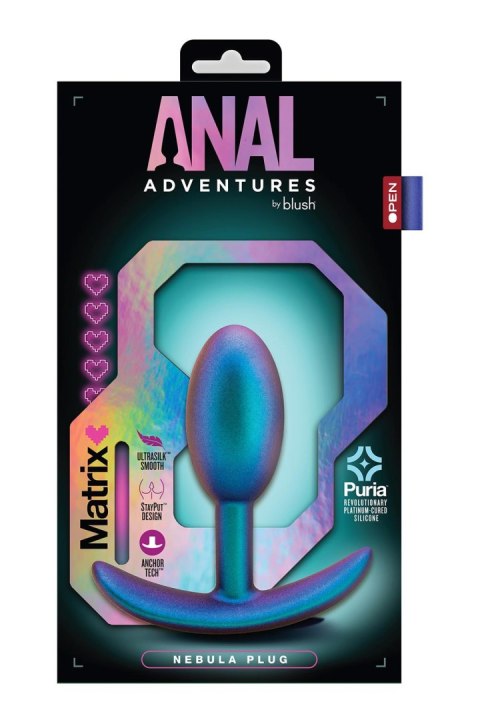 ANAL ADVENTURES MATRIX NEBULA PLUG LUNAR BLUE ANAL ADVENTURES MATRIX NEBULA PLUG LUNAR BLUE