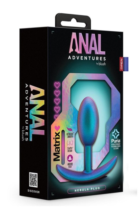 ANAL ADVENTURES MATRIX NEBULA PLUG LUNAR BLUE ANAL ADVENTURES MATRIX NEBULA PLUG LUNAR BLUE