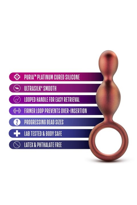 ANAL ADVENTURES MATRIX SPIRAL LOOP PLUG COPPER ANAL ADVENTURES MATRIX SPIRAL LOOP PLUG COPPER