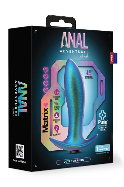 ANAL ADVENTURES MATRIX VOYAGER PLUG NEPTUNE TEAL ANAL ADVENTURES MATRIX VOYAGER PLUG NEPTUNE TEAL